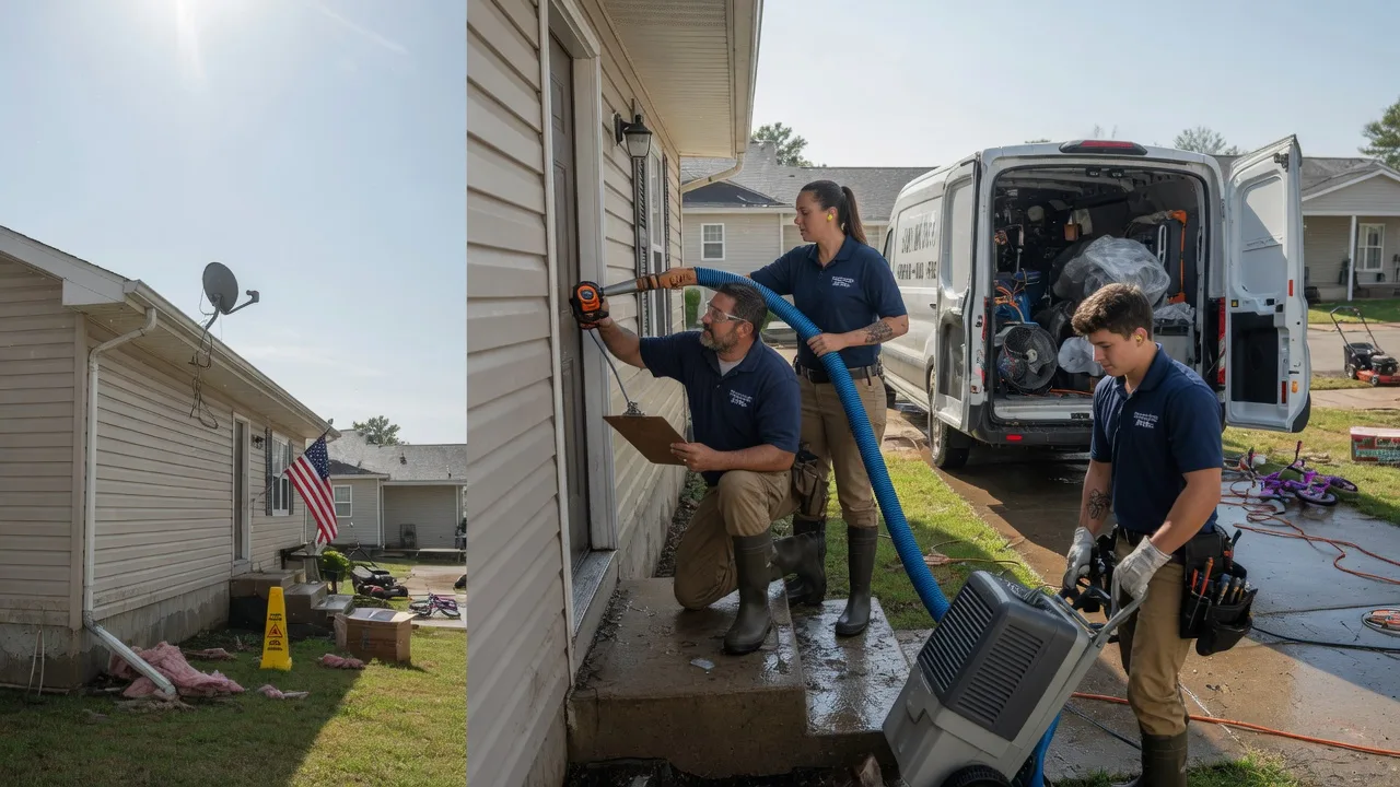 Ceiling Water Damage Restoration in Cameron, MO near me